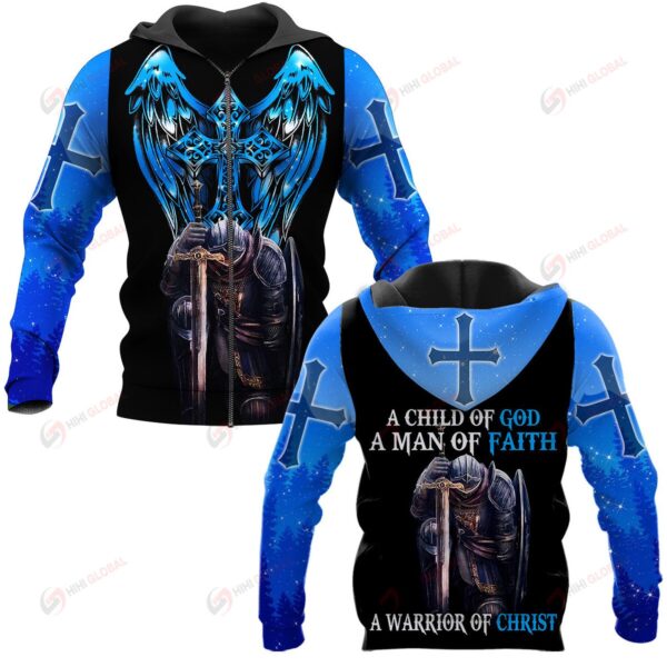 Faithful Warriors: Men s & Women s Christian Hawaiian Shirts – 3D Printed Zip Hoodies & Polos