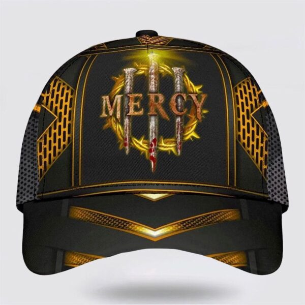 Mercy Nails Crown Of Thorns Classic Hat, Christian Baseball Cap, Jesus Hat Trucker Classic Hats Gift