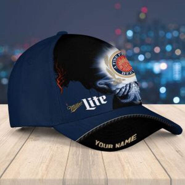Miller Lite Jesus Custom Name Baseball Cap – Gift 2025 for Men Women