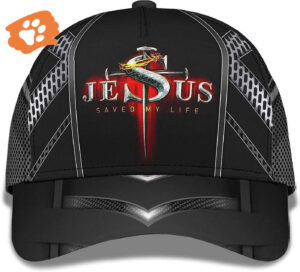 Nails Cross With Crown Of Thorn Jesus Saved My Life Baseball Cap Hat  Trucker Classic Hats Gift