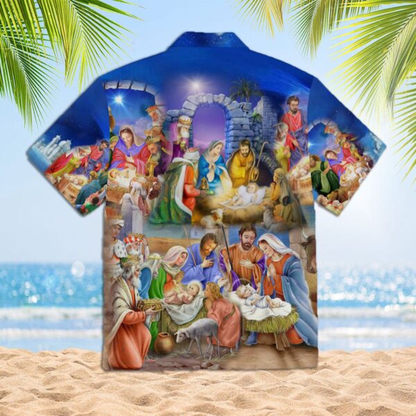 Hawaiian Nativity Christmas Shirt – Birth Of Jesus HW2194