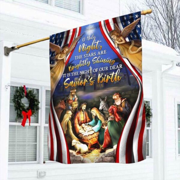 Nativity Of Jesus Flag Inside American Flag Christmas Outdoor Decorating Ideas 2025