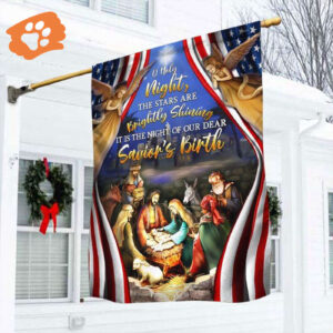 Nativity Of Jesus Flag Inside American Flag Christmas Outdoor Decorating Ideas 2025
