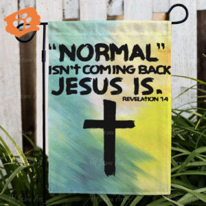 Revelation 14 Jesus Flag - Bible Verse Garden Religious House Banner