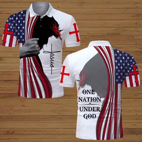 Christian Jesus American Flag All Over Print Shirt – God Gift Idea