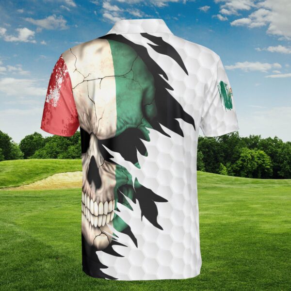 One Nation Under God Mexican Flag Jesus Christian Patriotic Men’s Polo Shirt
