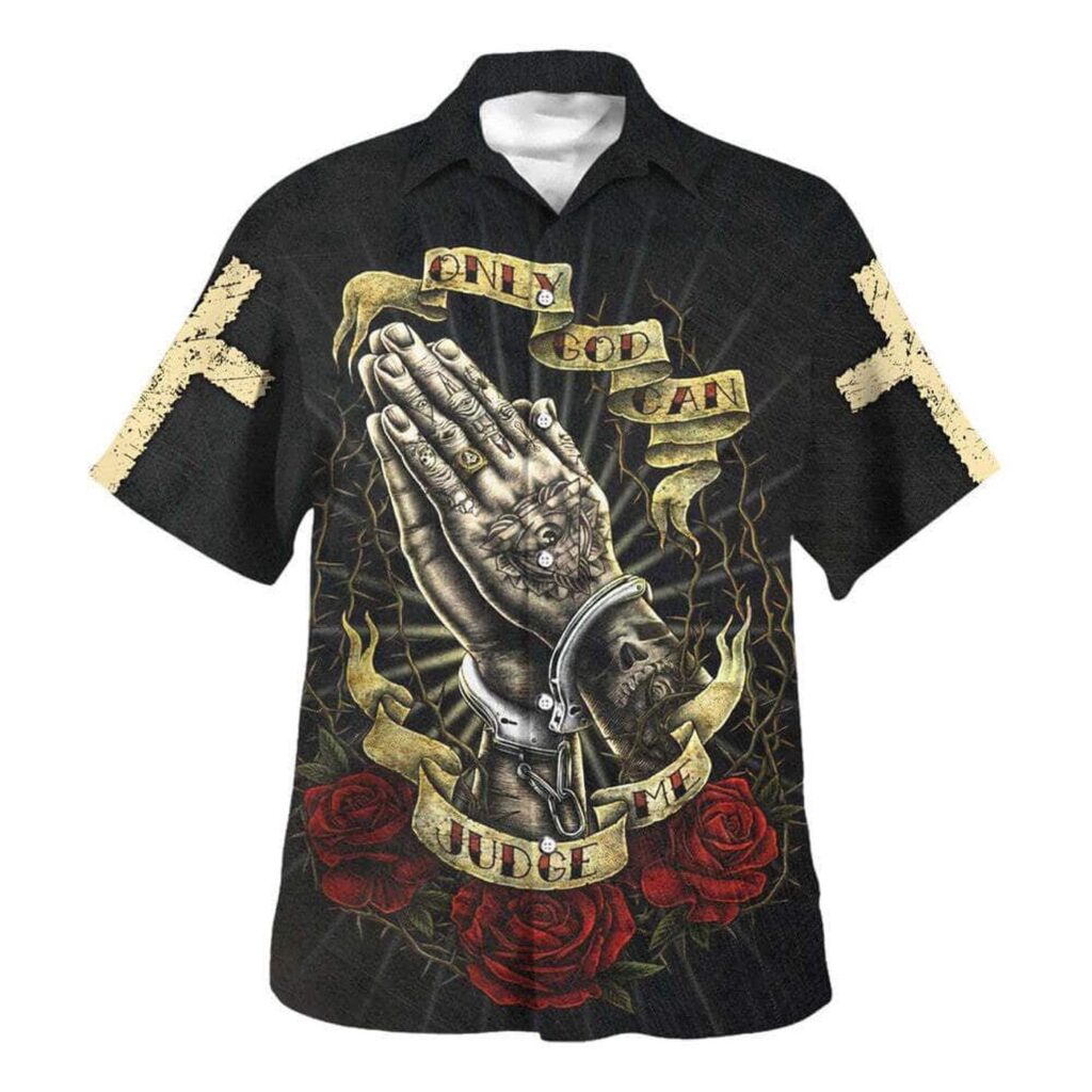 Men s Only God Can Judge Me Jesus Pray Hawaiian Shirt – Christian Gift Men s Only God Can Judge Me Jesus Pray Hawaiian Shirt – Christian Gift