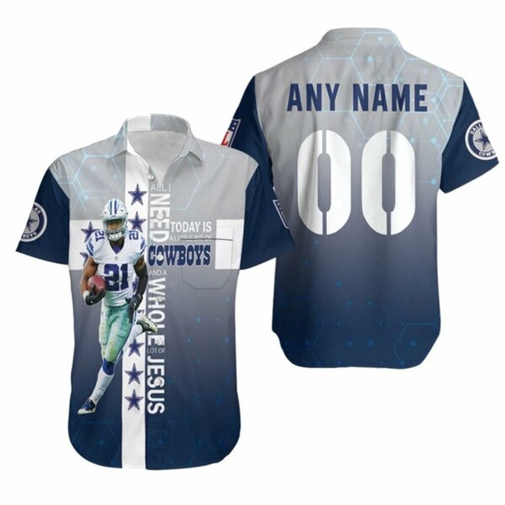 Custom Dallas Cowboys Hawaiian Shirt: Cowboys & Jesus Fans Must-Have Custom Dallas Cowboys Hawaiian Shirt: Cowboys & Jesus Fans Must-Have