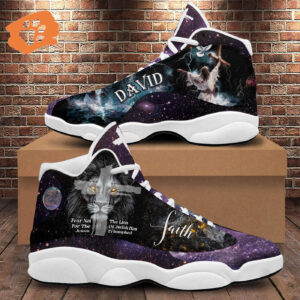 Personalized Fear Not For Jesus Basketball Shoes, Jesus Gift Lion Of Judah Running Shoes, Christian Cross Footwear Men Women