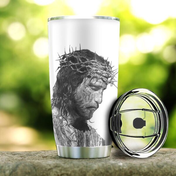 Personalized Jesus Faith Stainless Steel Tumbler – Jesus Lover Men Women