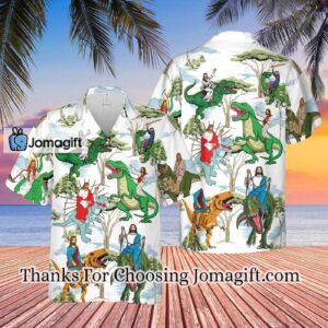 Custom Jesus Ride Dinosaur Hawaiian Shirt - Unique Gift Idea