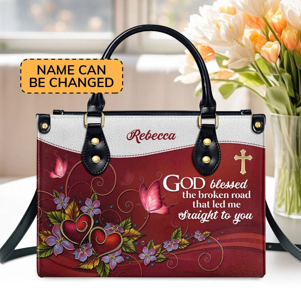 God Blessed Leather Handbag: Romantic Gifts for Christian Women God Blessed Leather Handbag: Romantic Gifts for Christian Women