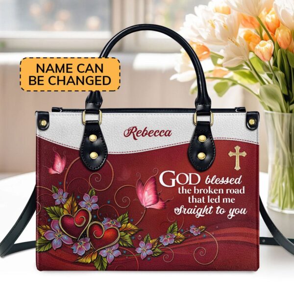God Blessed Leather Handbag: Romantic Gifts for Christian Women
