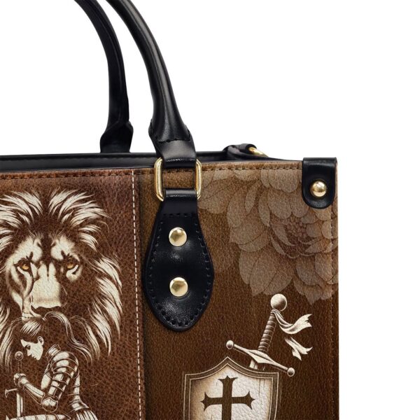 Customized Leather Handbag with Zipper Perfect Gift for Women of Faith