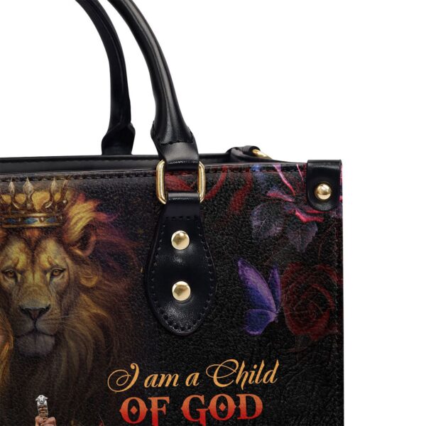 Faithful Woman Gift: Personalized Leather Handbag with Zipper