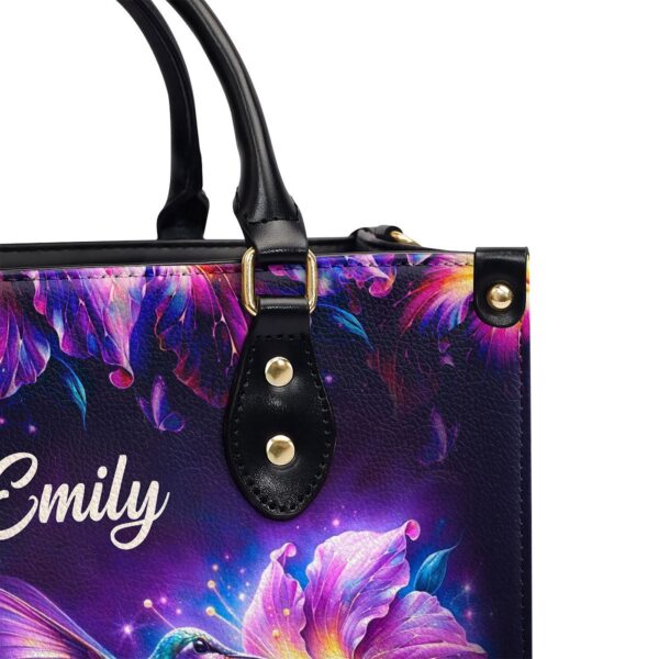 Custom Leather Zip Handbag Be Blessed Gift – Personalized & Stylish!