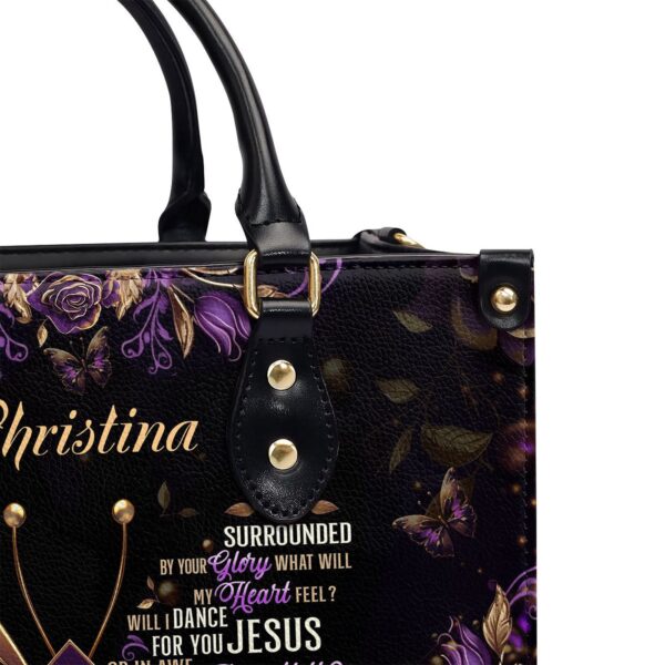 Custom Leather Handbag with Zipper Personalized Gift Idea – I Can Only Imagine