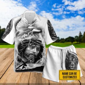 Custom Jesus Is My Everything Hawaiian Set Christian Vibes Men Shirt 1