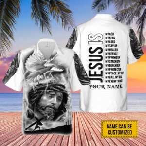 Custom Jesus Is My Everything Hawaiian Set Christian Vibes Men Shirt