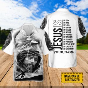 Custom Jesus Is My Everything Hawaiian Set Christian Vibes Men Shirt 3