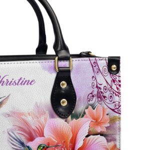 Personalized Zippered Leather Handbag: Religious Gift for Worship Friends I Have Called You By Your Name 1