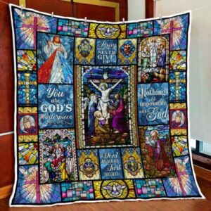 Resurrection of Jesus Christ Quilt Blanket 1