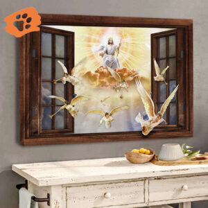 Special Jesus And Angels Canvas Jesus Gift