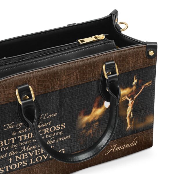 Unique Jesus Leather Handbag – Symbol of Love and Faith – NUH264