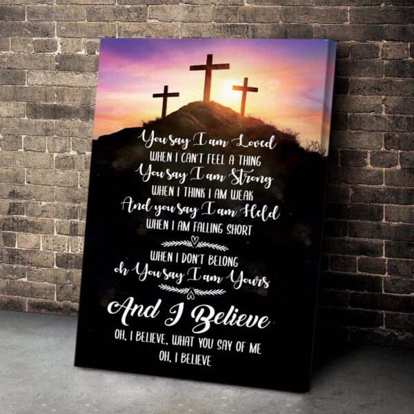 Special Lyrics About God – Unique Jesus Canvas Jesus Gift