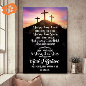 Special Lyrics About God – Unique Jesus Canvas Jesus Gift