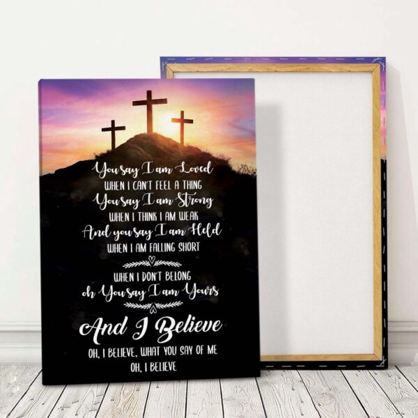 Special Lyrics About God – Unique Jesus Canvas Jesus Gift