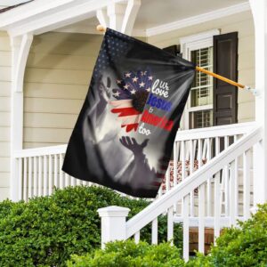 Sunflower Jesus House Flag: Outdoor Christian Scripture Garden Banner 1
