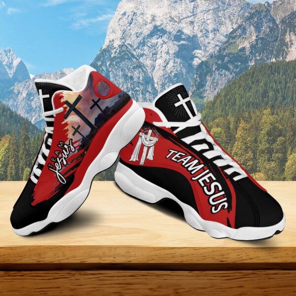 Team Jesus Basketball Shoes, Christian Cross Running Shoes Unisex Footwear