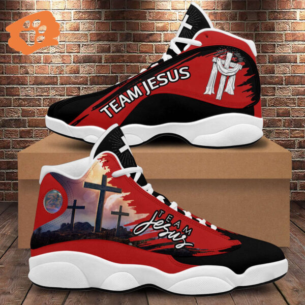 Team Jesus Basketball Shoes, Christian Cross Running Shoes Unisex Footwear