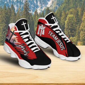 Team Jesus Basketball Shoes, Christian Cross Running Shoes Unisex Footwear 1