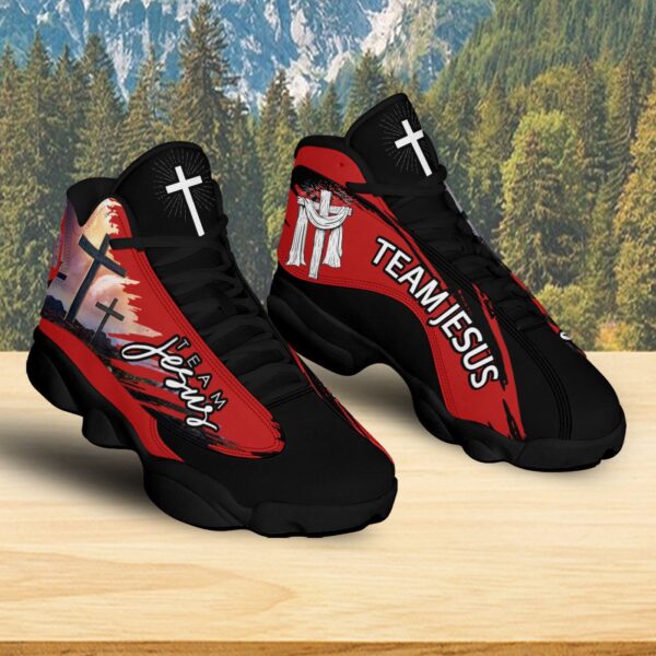 Team Jesus Basketball Shoes, Christian Cross Running Shoes Unisex Footwear