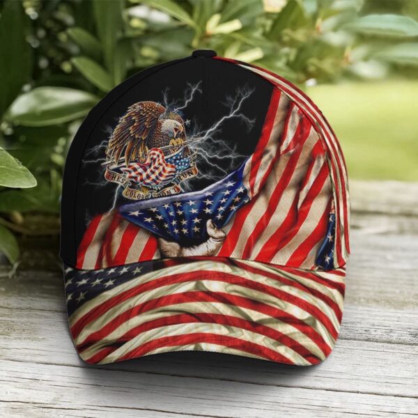 The Colors Don’t Run Eagle America Flag, Christian Baseball Cap, Jesus Hat Trucker Classic Hats Gift