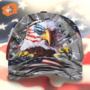 The Eagle American Flag Classic Hat, Christian Baseball Cap, Jesus Hat Trucker Classic Hats Gift
