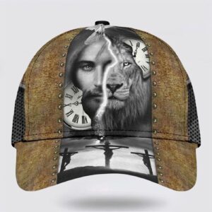 The Lion And Jesus Face Classic Hat Baseball Cap Hat Trucker Classic Hats Gift 1
