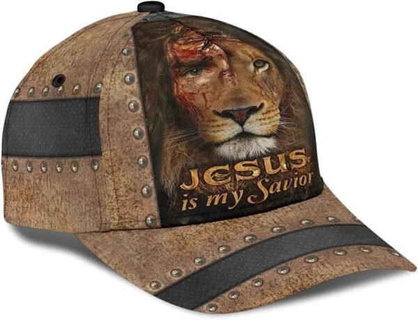 The Lion Jesus Is My Savior Classic Hat Baseball Cap Hat  Trucker Classic Hats Gift