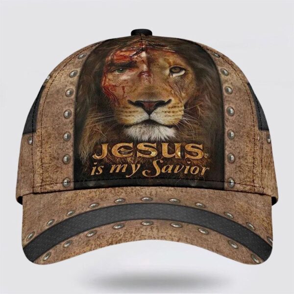The Lion Jesus Is My Savior Classic Hat Baseball Cap Hat  Trucker Classic Hats Gift