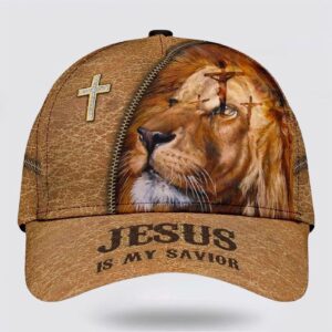 The Lion Jesus Is My Savior Crucifixion Of Jesus Classic Hat Baseball Cap Hat Trucker Classic Hats Gift 1