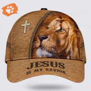 The Lion Jesus Is My Savior Crucifixion Of Jesus Classic Hat Baseball Cap Hat  Trucker Classic Hats Gift