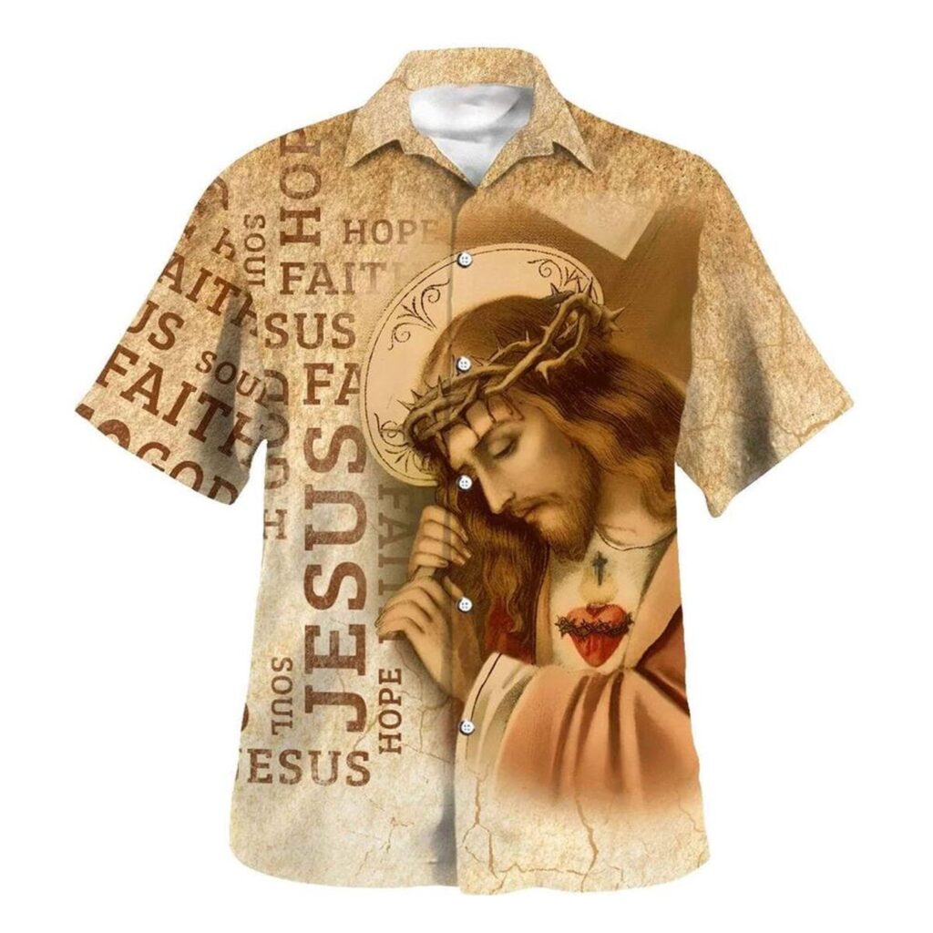 Sacred Heart of Jesus Hawaiian Shirt for Men – Christian Gift Hawaiian Shirt Sacred Heart of Jesus Hawaiian Shirt for Men – Christian Gift Hawaiian Shirt