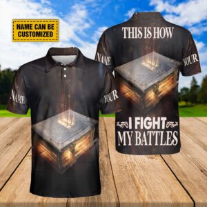 Personalized Bible Cover & Polo Shirt Gift for Jesus Lovers - Customize Your Name - S-5XL