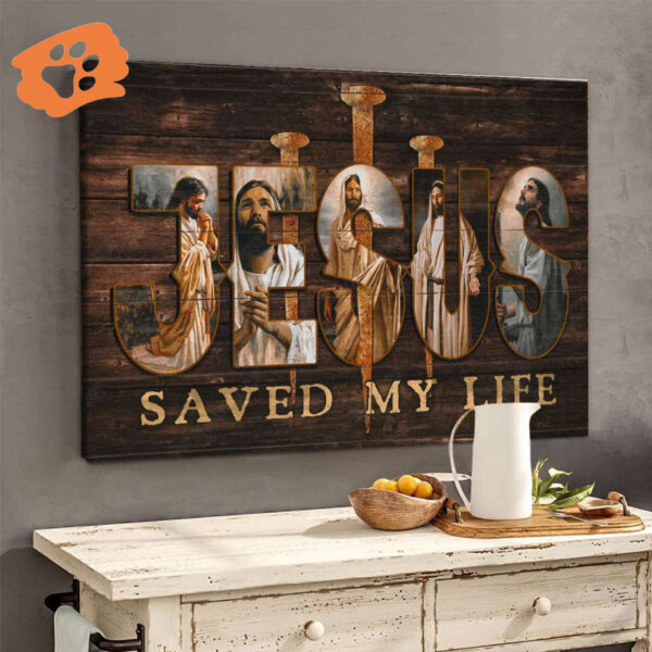 Triclavianism Jesus Saved My Life Poster for Home Decor Gift