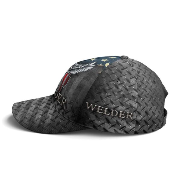 US Eagle Baseball Cap For Welder Metalic Style, Christian Baseball Cap, Jesus Hat Trucker Classic Hats Gift