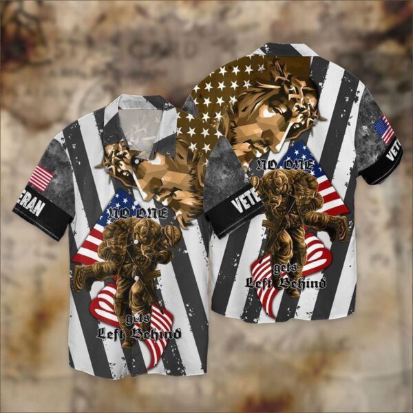 US Veteran Jesus Hawaiian Shirt – Patriotic Gifts for Veterans
