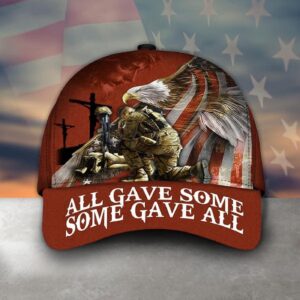 Veteran Classic Jesus Eagle Cap 3D Trucker Classic Hats Gift 3