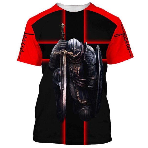 Warrior of God Team Jesus 3D T-Shirt for Men & Women – Christian Faith Shirt